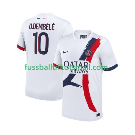Fußballtrikots Paris Saint-Germain Ousmane Dembele 10 2025-2026 Kurzarm Auswärts-trikot kaufen